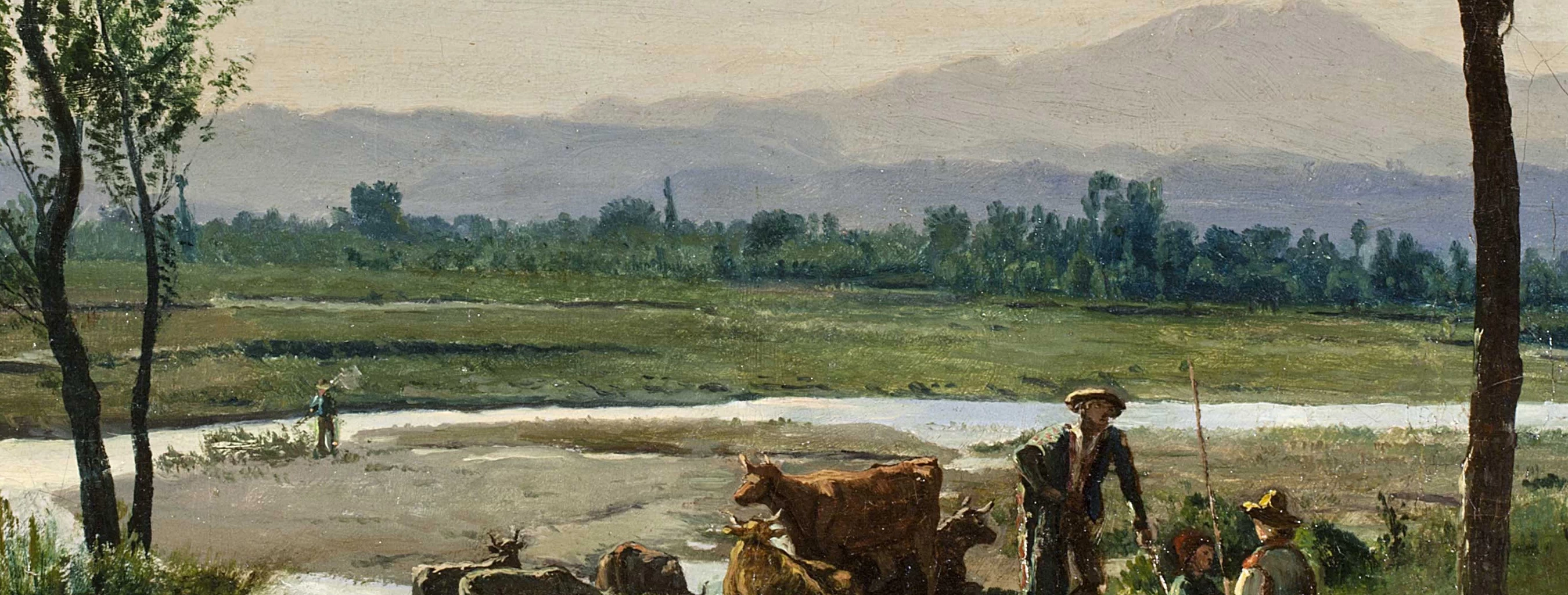 Veduta della Val Baganza - Fondazione CariIParma, dettaglio